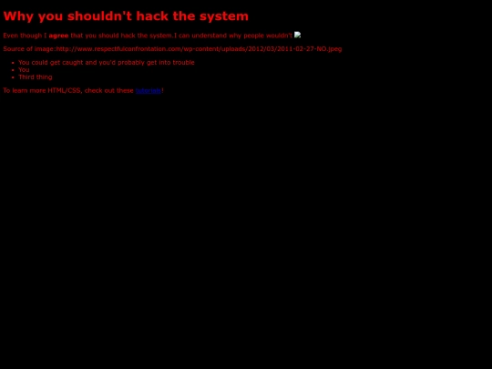 nohacking screenshot