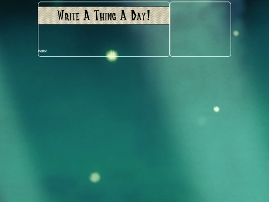 WriteAThing screenshot