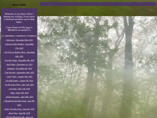 Writings screenshot