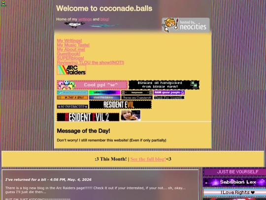 old_website screenshot