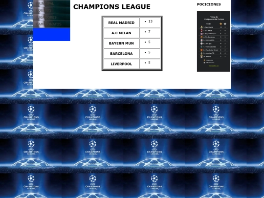 paginas/campeonatos screenshot