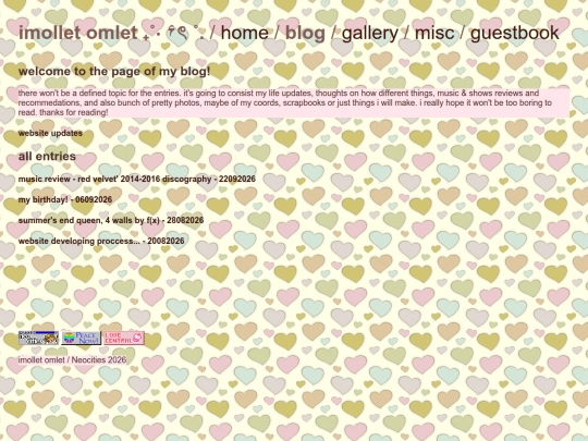 blog screenshot