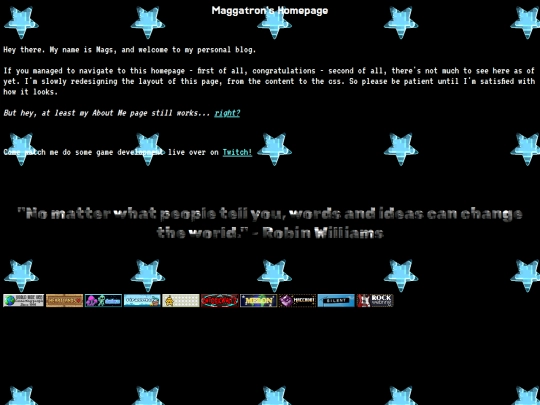 homepage screenshot