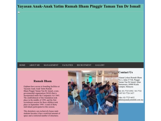 corporate profile/home screenshot
