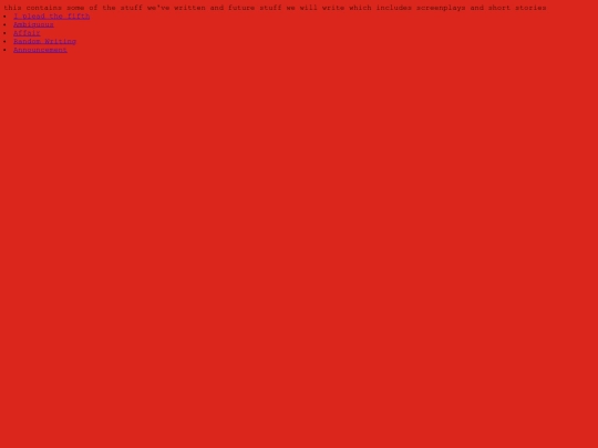 writing screenshot