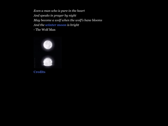 twine/WerewolvesStory screenshot