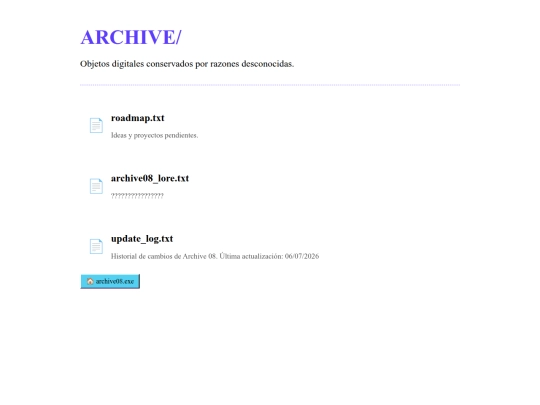 menu/archivo screenshot