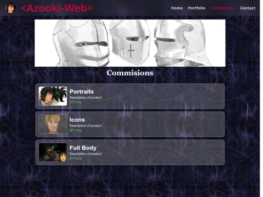 commisions screenshot