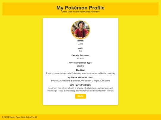 Pokédex screenshot