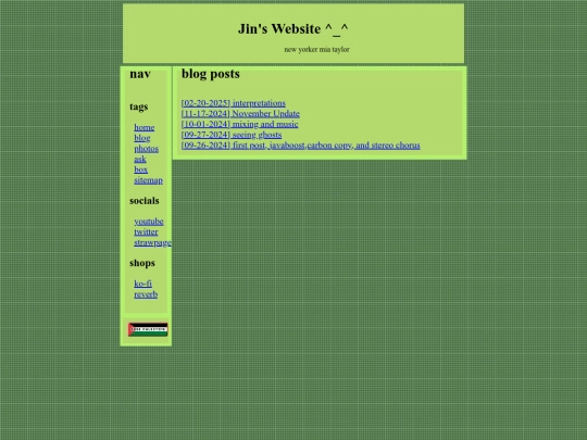 blog screenshot