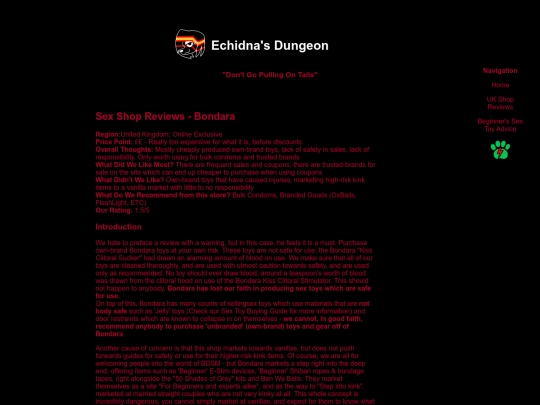 reviews/bondara screenshot