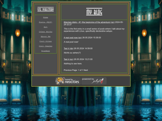 pages/blog screenshot