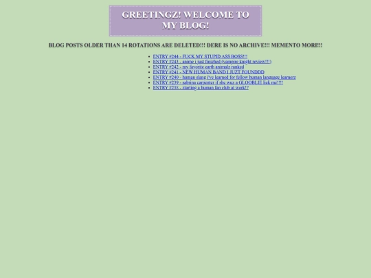 blog screenshot