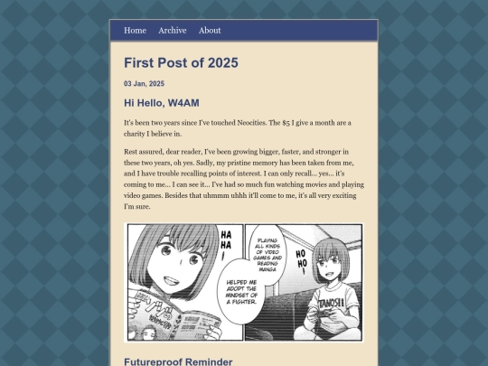 posts/2025-01-03-First-Post-of-2025 screenshot