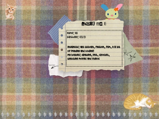 about-me screenshot