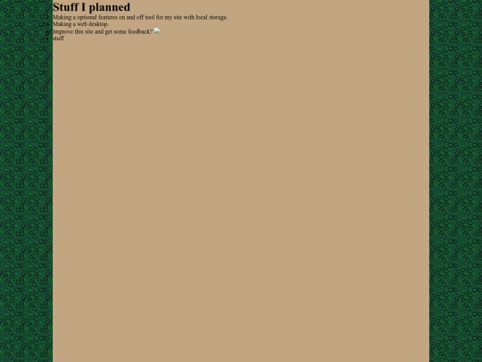 webdev/planed screenshot