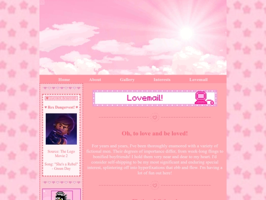 Lovemail screenshot