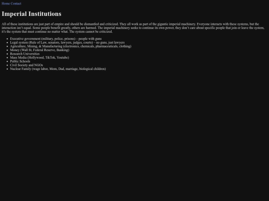 institutions screenshot