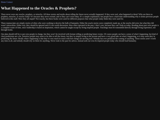 oracles screenshot