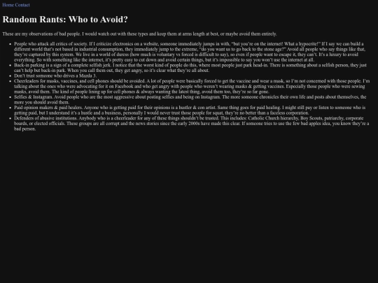 rants screenshot
