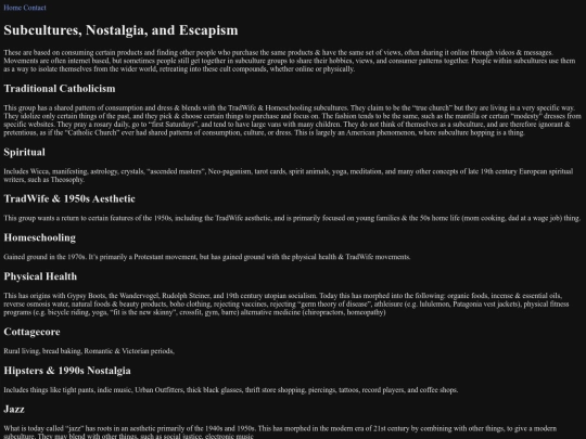 subcultures screenshot