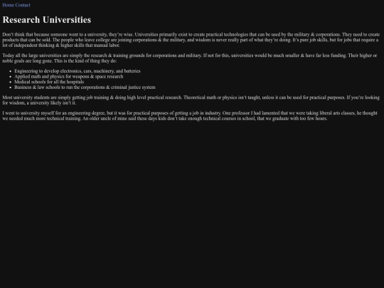 universities screenshot