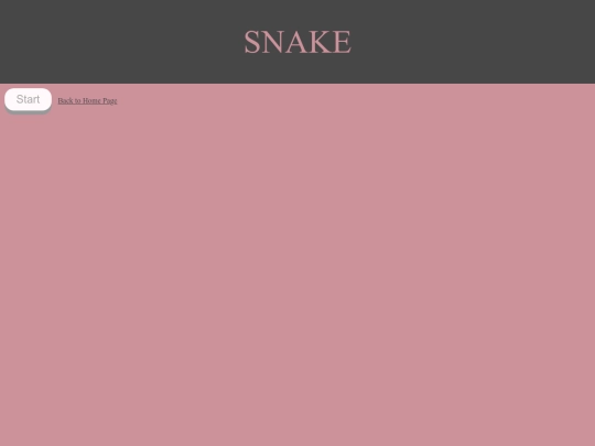snakeGame screenshot