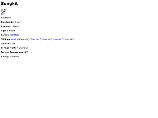 Cat Pages/Kits/Songkit screenshot