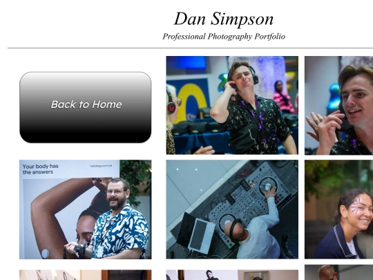 Photography Portfolio screenshot