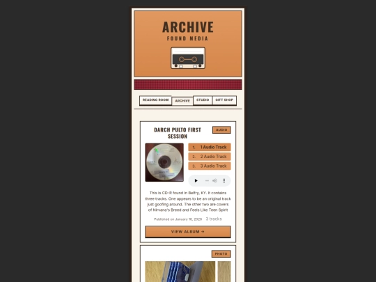 archive screenshot