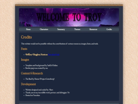 credits screenshot