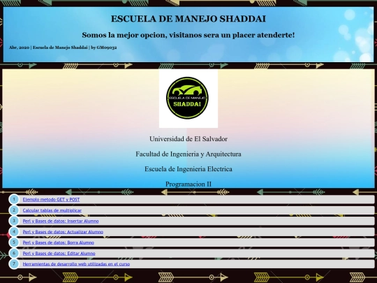 index screenshot