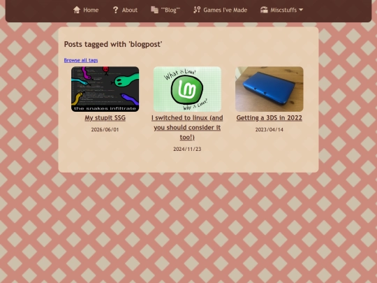 blog/browse/blogpost screenshot