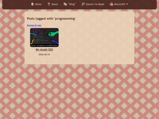 blog/browse/programming screenshot