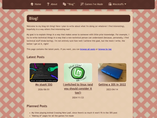 blog screenshot