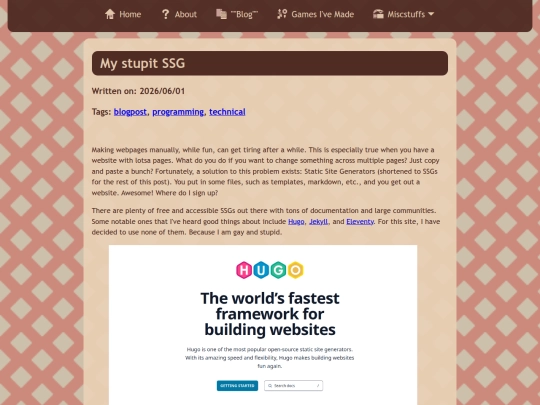 blog/ssg screenshot