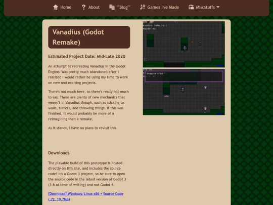games/vanadius-godot screenshot