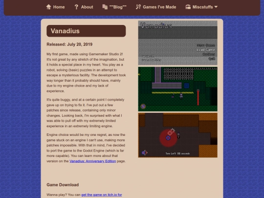 games/vanadius screenshot