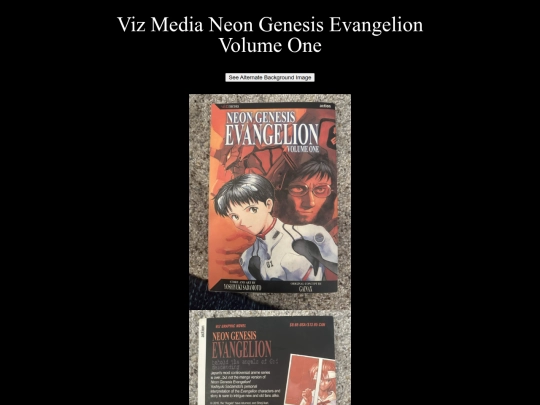 Figure Pages/Evangelion Manga 1st Edition/EvangelionManga1 screenshot