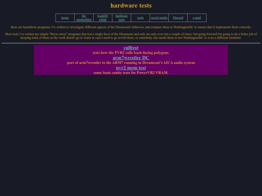 tests screenshot