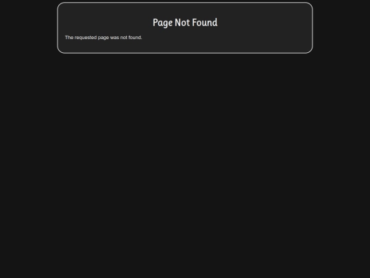 not_found screenshot