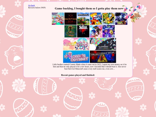 games screenshot