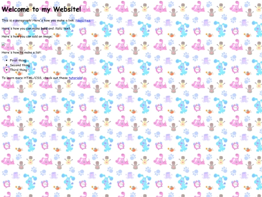 testin screenshot