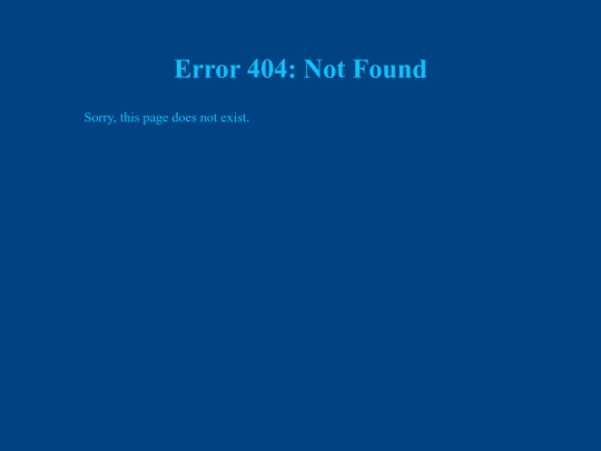 not_found screenshot