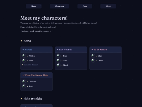 characters screenshot