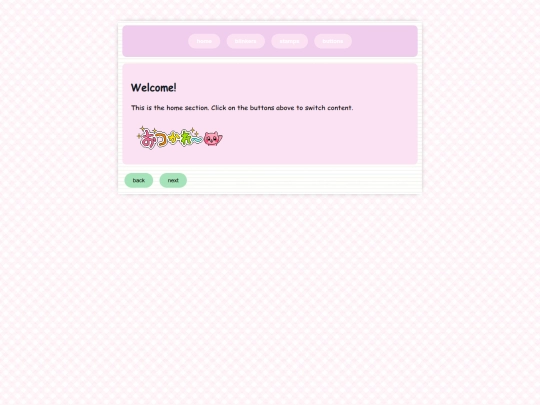 new project/links screenshot