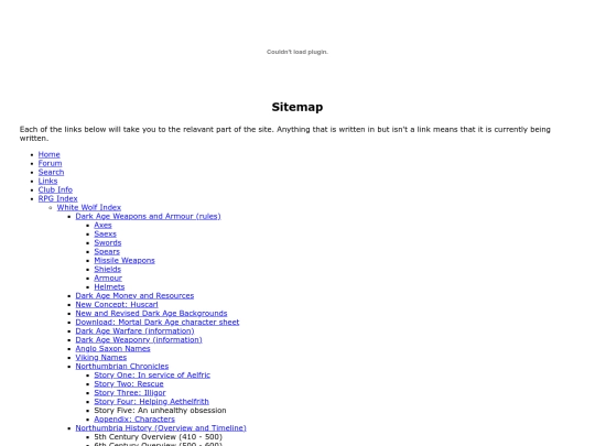 sitemap screenshot