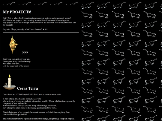 other pages/projects screenshot