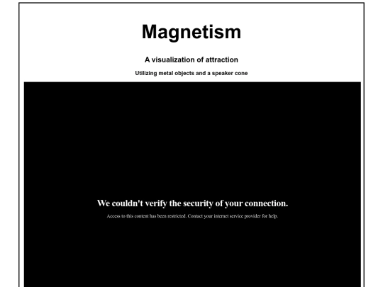 visual/magnetism screenshot
