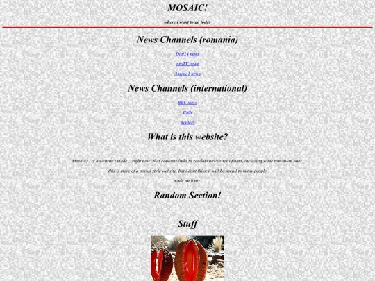 mosaic screenshot